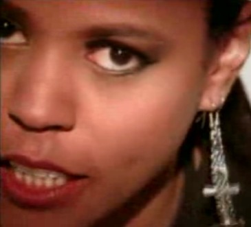 Crystal Waters in the video for Gypsy Woman